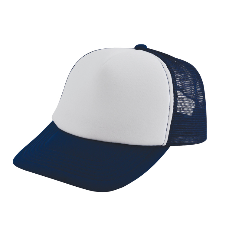 Trucker caps bedrukken navy-wit