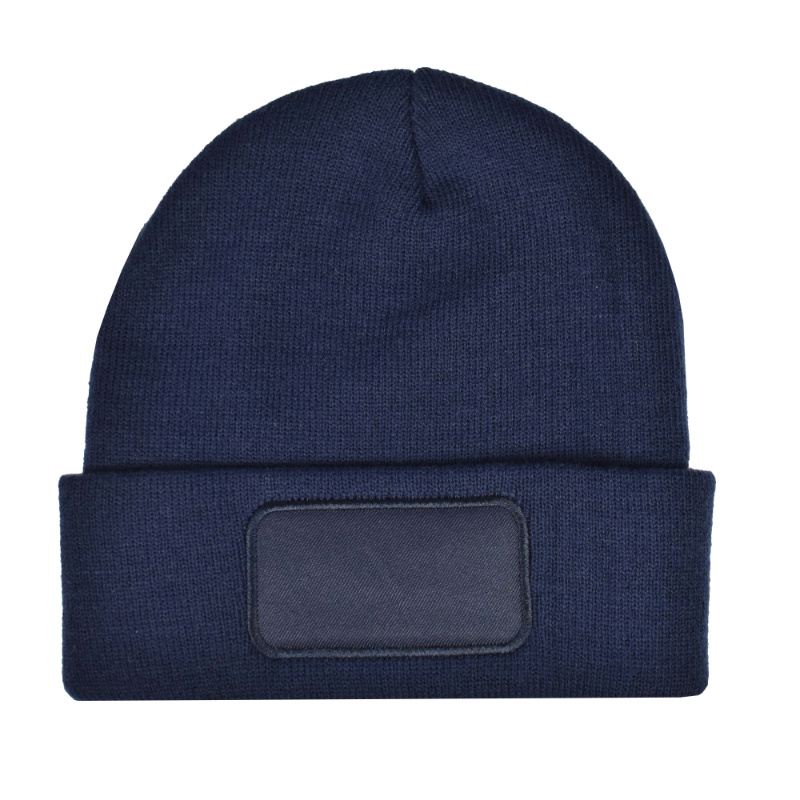 Muts bedrukken - Met label - blauw