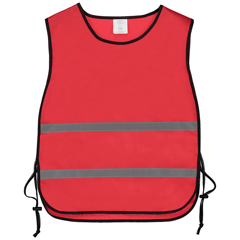 Training veiligheidshesje bedrukken rood