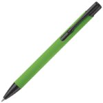 Balpen Alicante Rubberised Licht groen-zwart 1