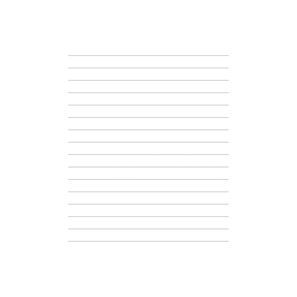 Schrijfblokken bedrukken - lijnen papier