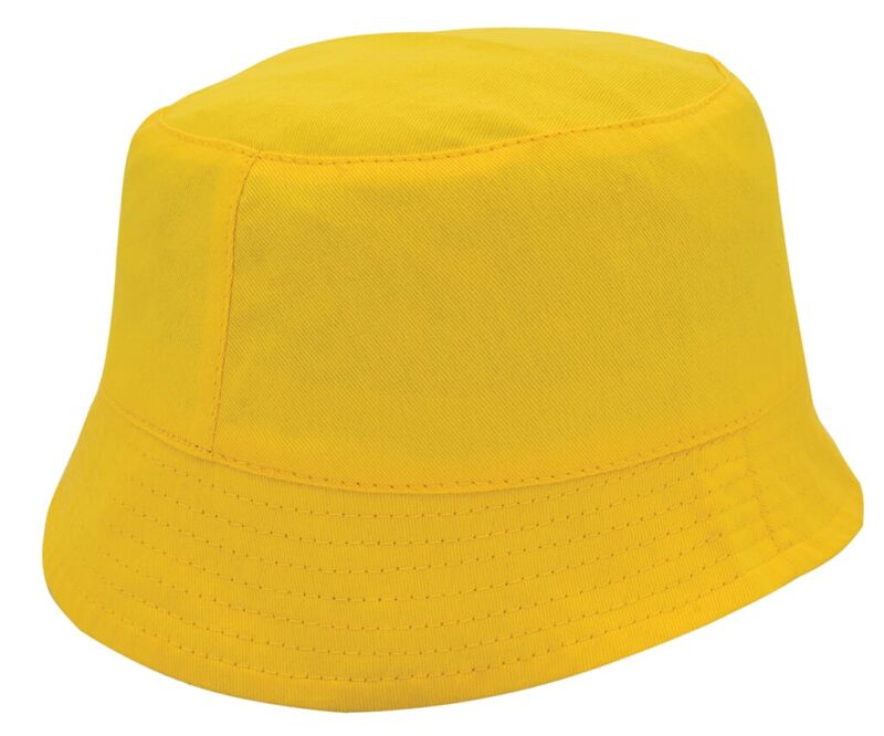 Buckethats bedrukken Geel